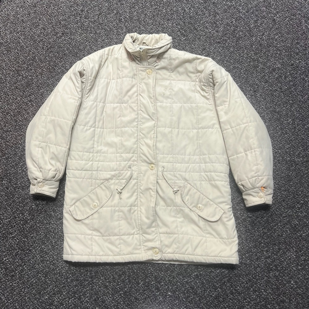 Vintage Larry Levine Jacket 1980s Tan Microfibre Tan Monogram Designer Xl